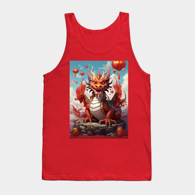 KUNG HEI FAT CHOI – THE DRAGON Tank Top by likbatonboot